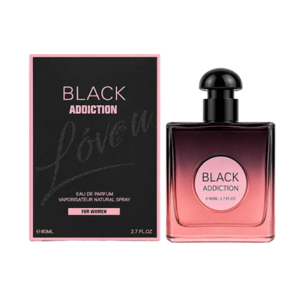 PERFUME FEMENINO LOVALI BLACK ADDICTION EDP 80ML