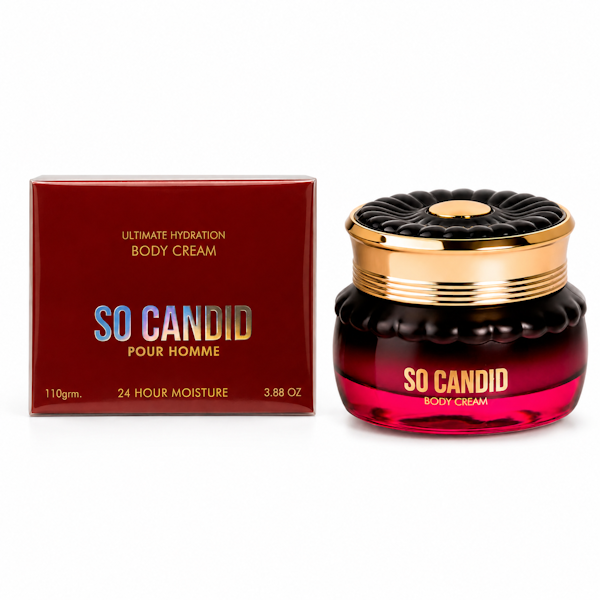 CANDID1 CREMA CORPORAL MASCULINO MAISON ALHAMBRA SO CANDID POUR HOMME 110GR - Imagen 1