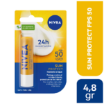 BÁLSAMO LABIAL NIVEA LIP SUN FPS 50 4.8G