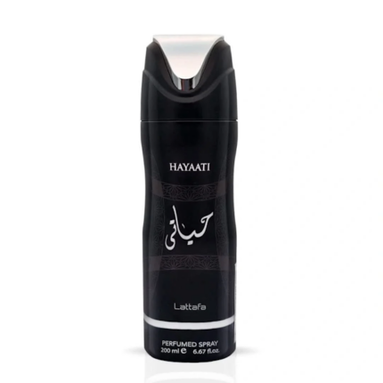 SPRAY CORPORAL MASCULINO LATTAFA HAYAATI BLACK 200ML