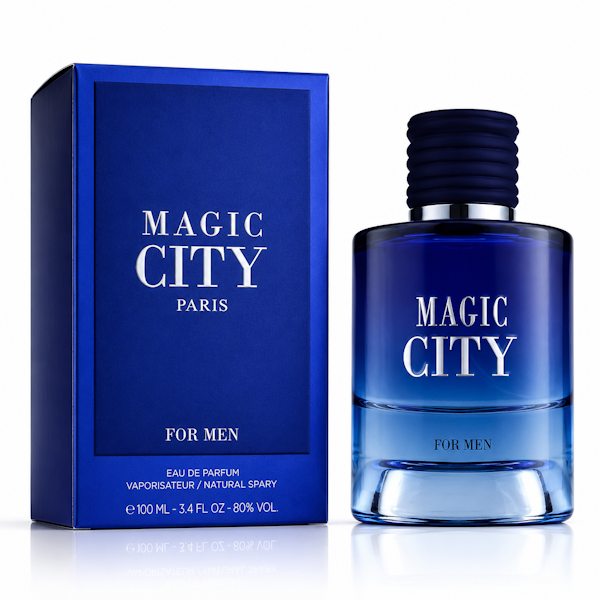 MAGIC NIGHT...... PERFUME MASCULINO ELYSEES FASHION MAGIC CITY EDP 100ML - Imagen 1