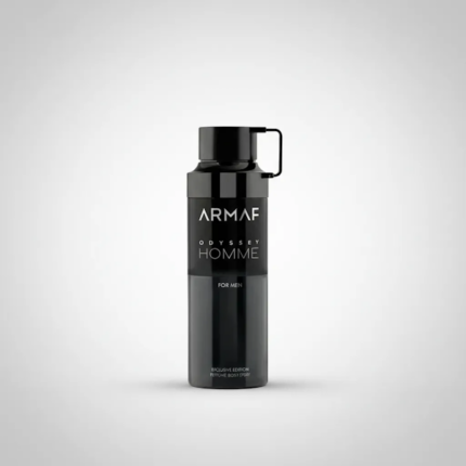 SPRAY CORPORAL MASCULINO ARMAF ODYSSEY HOMME BLACK EDITION 200ML