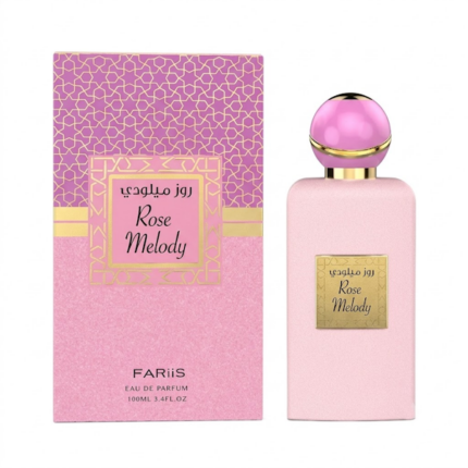 PERFUME FEMENINO FARIIS ROSE MELODY EDP 100ML