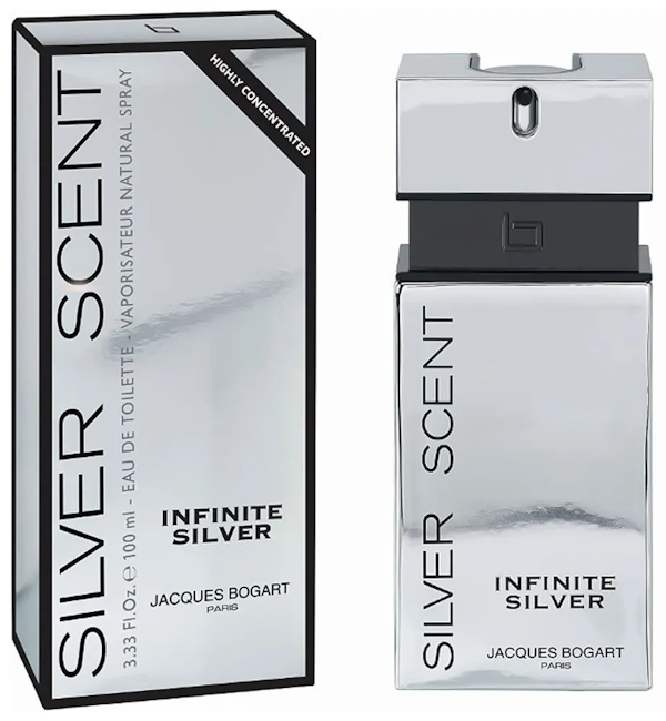 SILVER PERFUME MASCULINO JACQUES BOGART SILVER SCENT INFINITE EDT 100ML - Imagen 1