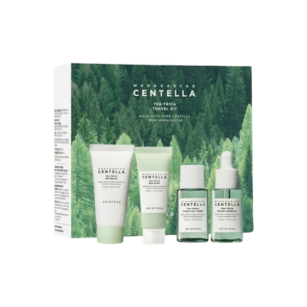 TEA-TRICA........ TRAVEL SET SKIN1004 MADAGASCAR CENTELLA TEA-TRICA 4PIEZAS - Imagen 1