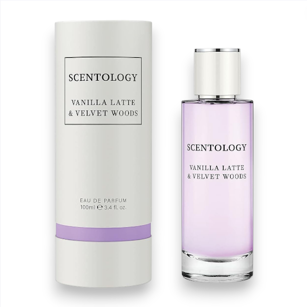 VANILLA LATTE & VELVET WOODS............ PERFUME FEMENINO SCENTOLOGY VANILLA LATTE & VELVET WOODS EDP 100ML - Imagen 1