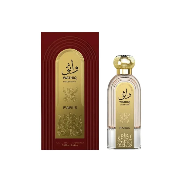 WATHIQ.... PERFUME UNISEX FARIIS WATHIQ EDP 100ML - Imagen 1