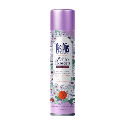 SHAMPOO CAPILAR PIS PAS SECO SPRAY WHITE FLOWERS FLORAL SCENT 200ML