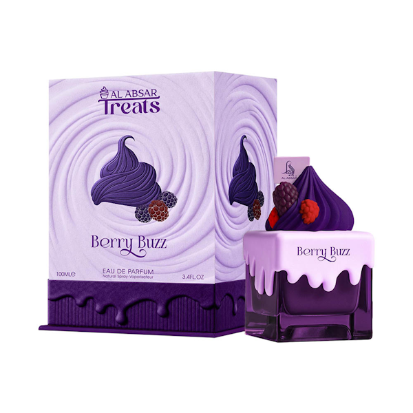 berry 1 PERFUME FEMENINO AL ABSAR TREATS BERRY BUZZ EDP 100ML - Imagen 1