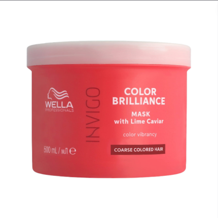 MÁSCARA CAPILAR WELLA PROFESSIONALS INVIGO BRILLIANCE VIBRANT COLOR COARSE HAIR 500ML
