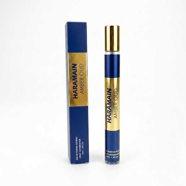 haramain amber oud.... PERFUME UNISEX ONLYOU HARAMAIN AMBER OUD EDP MINI 35ML - Imagen 1
