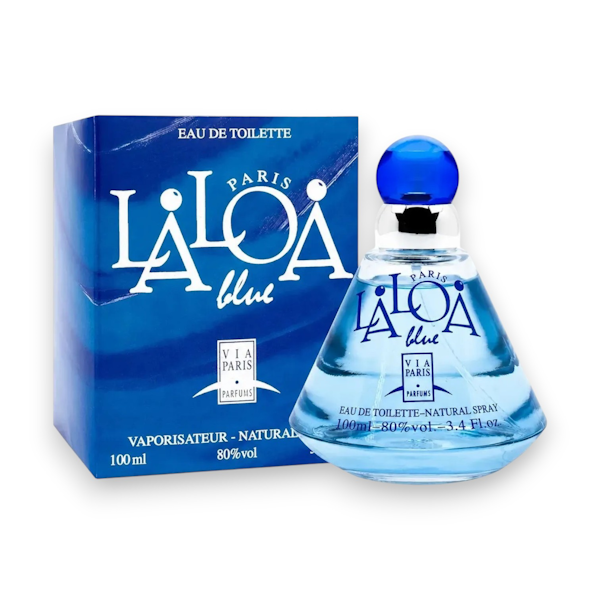 laloa blue...... PERFUME FEMENINO VIA PARIS LALOA BLUE EDT 100ML - Imagen 1