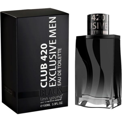PERFUME MASCULINO LINN YOUNG CLUB 420 BLACK EDT 100ML
