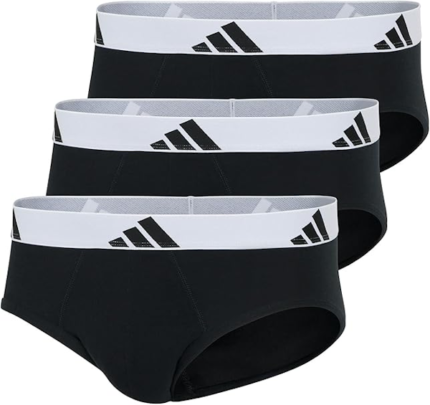 CALZONCILLO MASCULINO ADIDAS SET 3 PIEZAS COLOR NEGRO