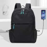 MOCHILA UNISEX COTECI OXFORD SERIES DOUBLE BLACK - Imagen 4