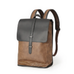 MOCHILA UNISEX COTECI ELEGANT SERIES TWO COLOUR BLACK/BROWN - Imagen 2