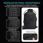 BOLSO BANDOLERA MASCULINO COTECI SPACE SERIES WATERPROOF - Imagen 8