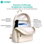 MOCHILA UNISEX COTECI BUSSINESS NYLON SERIES DOUBLE GREEN - Imagen 5