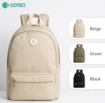 MOCHILA UNISEX COTECI BUSSINESS NYLON SERIES DOUBLE GREEN - Imagen 6