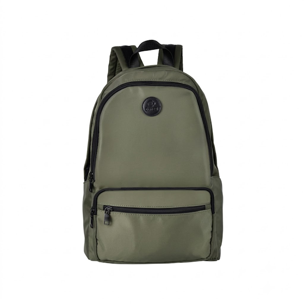 14078 GREEN.............. MOCHILA UNISEX COTECI BUSSINESS NYLON SERIES DOUBLE GREEN - Imagen 1