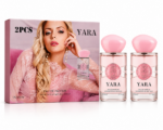 PERFUME FEMENINO LUCA YARA ROSA 50ML EDP SET 2 PIEZAS