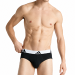 CALZONCILLO MASCULINO ADIDAS SET 3 PIEZAS COLOR NEGRO - Imagen 4