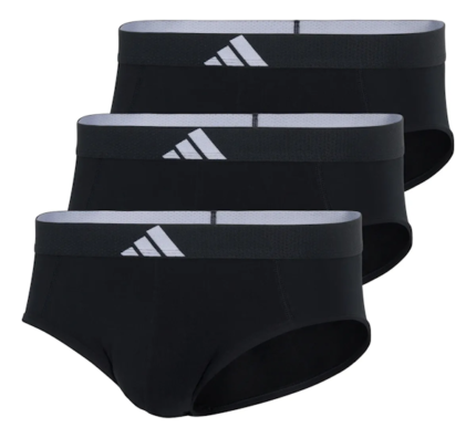 CALZONCILLO MASCULINO ADIDAS SET 3 PIEZAS NEGRO