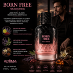 PERFUME MASCULINO AROMA BORN FREE POUR HOMME EDP 100ML - Imagen 3