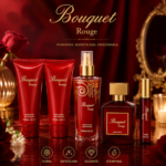 PERFUME UNISEX AROMA BOUQUET ROUGE SET 5 PIEZAS - Imagen 3
