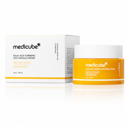 CREMA FACIAL MEDICUBE KOJIC ACID TURMERIC VITA CAPSULE 53GR