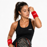 MUÑEQUERA DEPORTIVO UNISEX NOX 2 UNI ROJO/BLANCO - Imagen 2