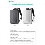 MOCHILA UNISEX COTECI SPACE SERIES BADE TSA BLACK - Imagen 10