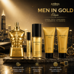 PERFUME MASCULINO AROMA MEN IN GOLD ELIXIR SET DE 5 PIEZAS - Imagen 3