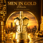 PERFUME MASCULINO AROMA MEN IN GOLD ELIXIR EDP 100ML - Imagen 3