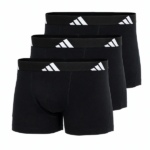 BOXER MASCULINO ADIDAS SET 3 PIEZAS COLOR NEGRO