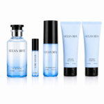 PERFUME MASCULINO AROMA OCEAN BLUE SET 5 PIEZAS - Imagen 2