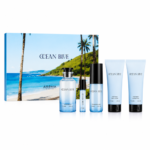 PERFUME MASCULINO AROMA OCEAN BLUE SET 5 PIEZAS