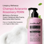 SHAMPOO CAPILAR MEDICUBE ROSEMARY PDRN COOLING THICKENING 400ML - Imagen 4