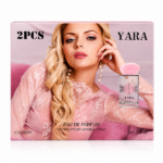PERFUME FEMENINO LUCA YARA ROSA 50ML EDP SET 2 PIEZAS - Imagen 4