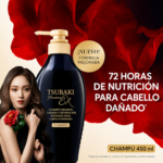 SHAMPOO CAPILAR SHISEIDO TSUBAKI PREMIUM EX DAMAGE CARE & REPAIR 450ML - Imagen 3