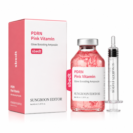 AMPOLLA FACIAL SUNGBOON EDITOR PDRN PINK VITAMIN GLOW BOOSTING 40ML