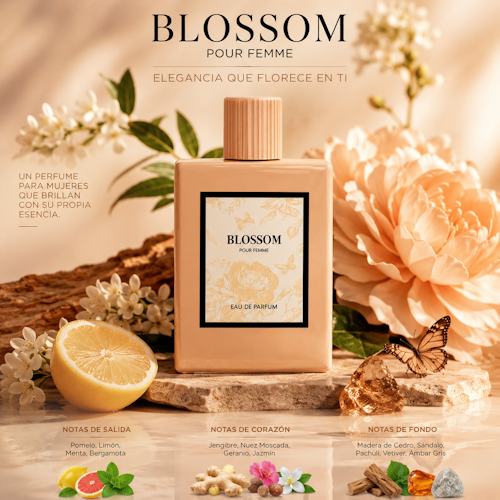 PERFUME FEMENINO AROMA BLOSSOM EDP 100ML - Imagen 3