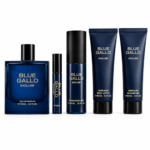 PERFUME MASCULINO AROMA GALLO BLUE EXCLUSIF SET 5 PIEZAS - Imagen 2