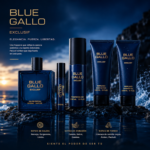 PERFUME MASCULINO AROMA GALLO BLUE EXCLUSIF SET 5 PIEZAS - Imagen 3