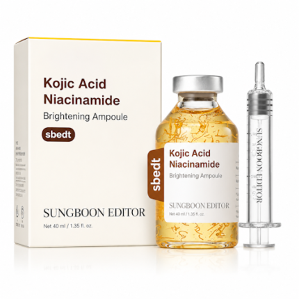 AMPOLLA FACIAL SUNGBOON EDITOR KOJIC ACID NIACINAMIDE BRIGHTENING 40ML