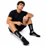 MEDIA DEPORTIVO MASCULINO NOX TÉCNICOS CAÑO MEDIO NEGRO/ BLANCO - Imagen 2