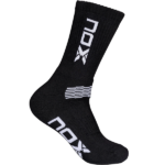 MEDIA DEPORTIVO MASCULINO NOX TÉCNICOS CAÑO MEDIO NEGRO/ BLANCO