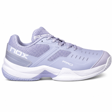 CALZADO DEPORTIVO FEMENINO NOX PADEL AT10 PRO MORADAS-BLANCAS