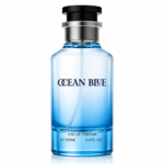PERFUME MASCULINO AROMA OCEAN BLUE EDP 100ML - Imagen 2