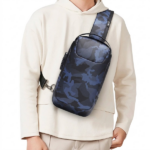 BOLSO BANDOLERA MASCULINO COTECI COMBINATION LOCK WATERPROOF CAMOUFLAGE/BLUE - Imagen 6